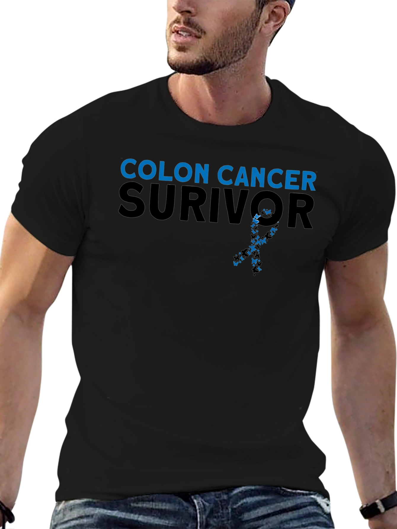 Colon Cancer Survivor Ribbon T-Shirt