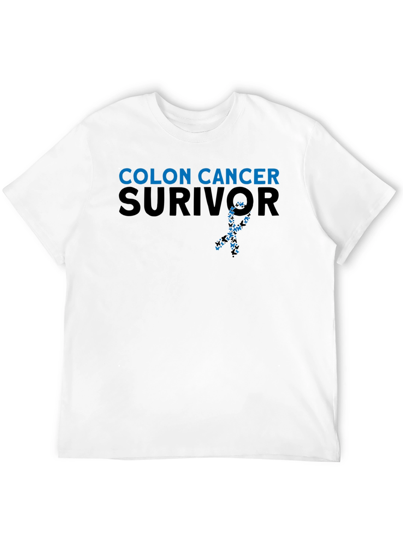 Colon Cancer Survivor Ribbon T-Shirt