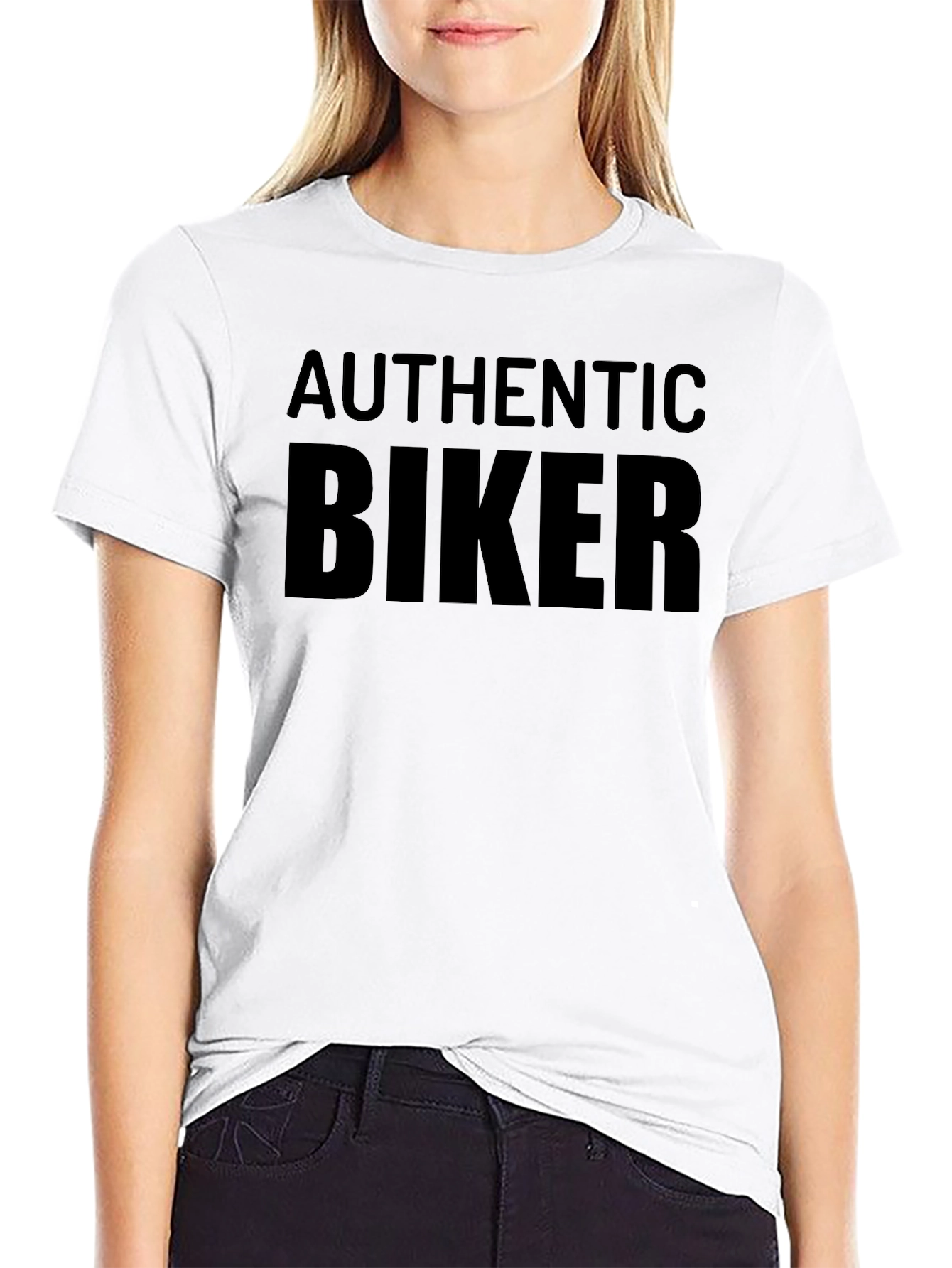 Authentic Biker Black T-Shirt