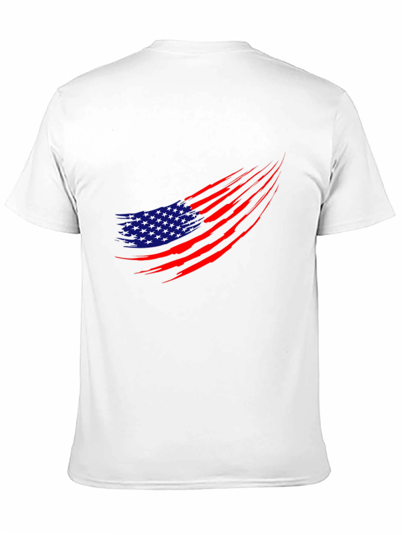 American Flag Ripped T-Shirt