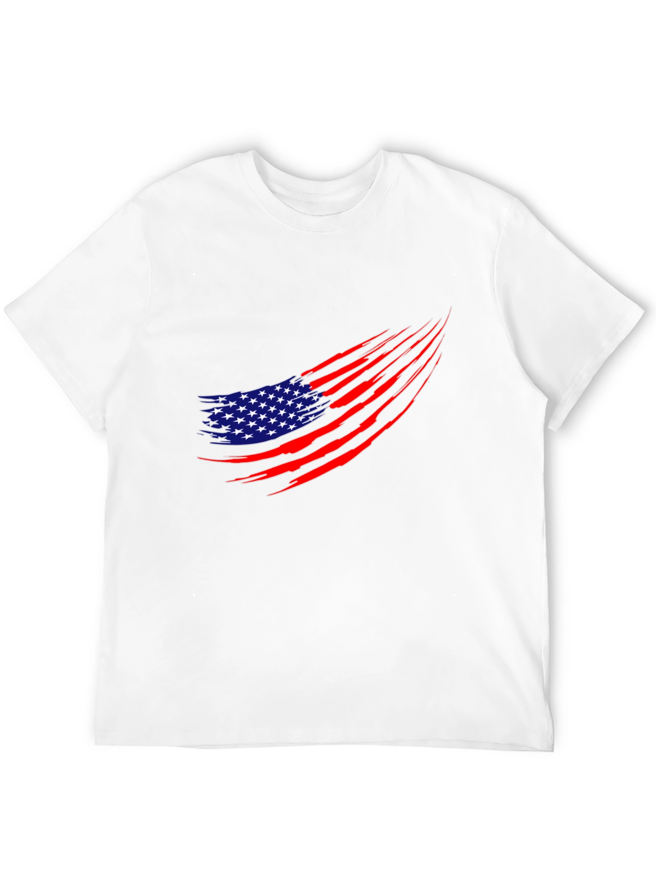 American Flag Ripped T-Shirt