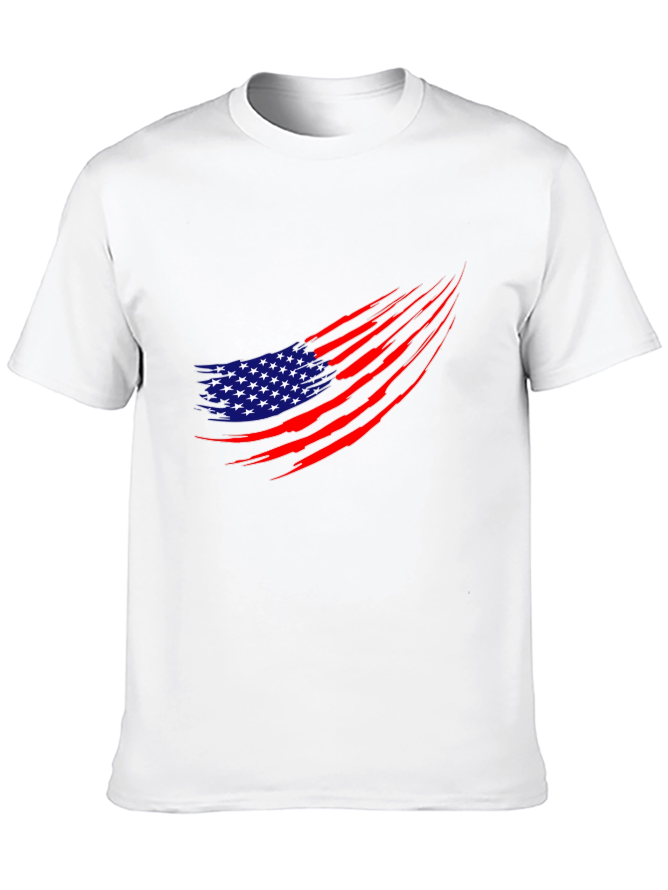 American Flag Ripped T-Shirt