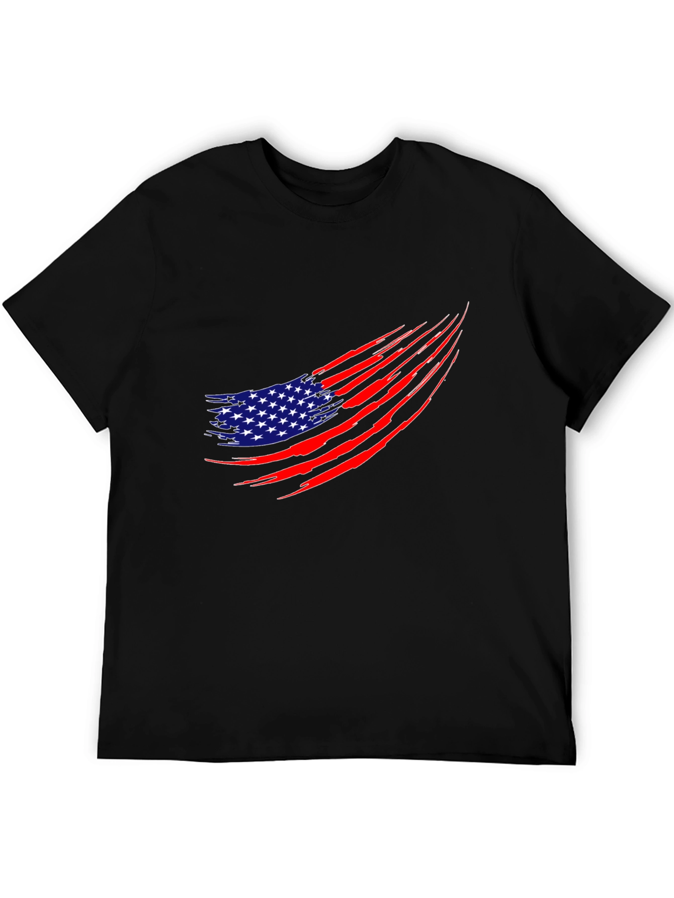 American Flag Ripped T-Shirt