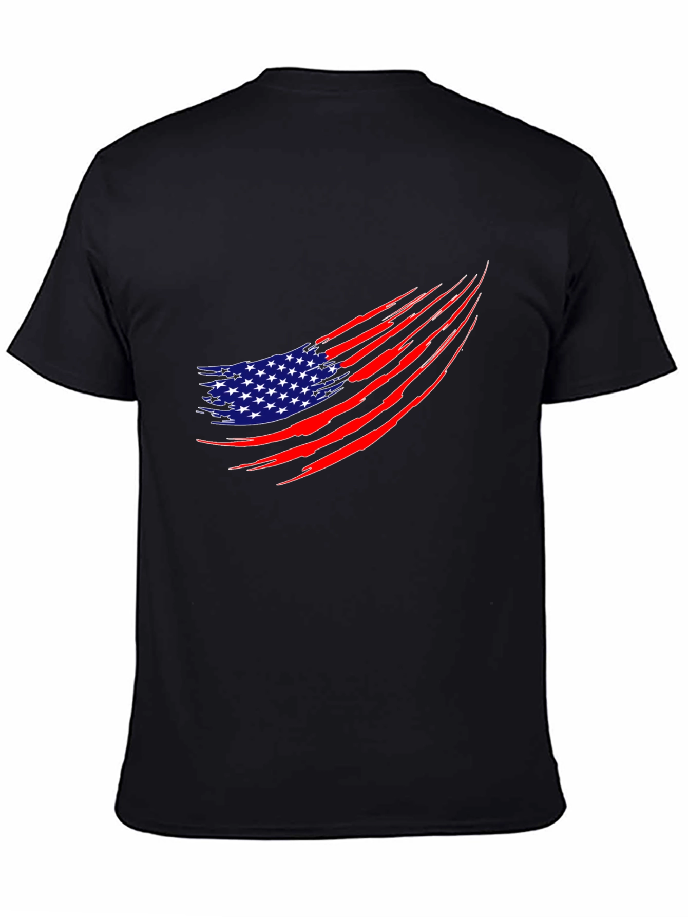 American Flag Ripped T-Shirt