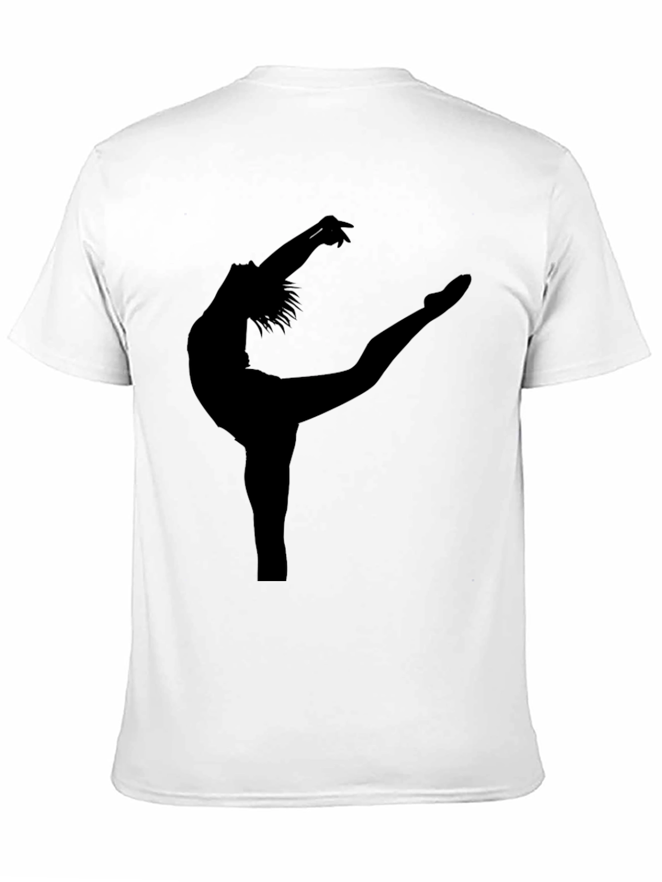 Ballet Dancer Silhouette Black T-Shirt