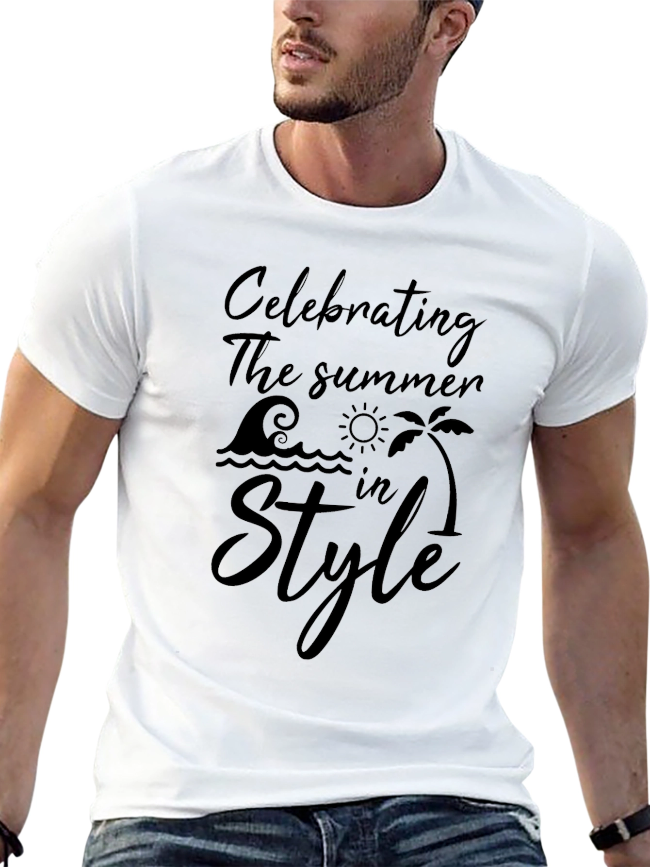 Summer Style Graphic Tee - Beach Vacation Ready