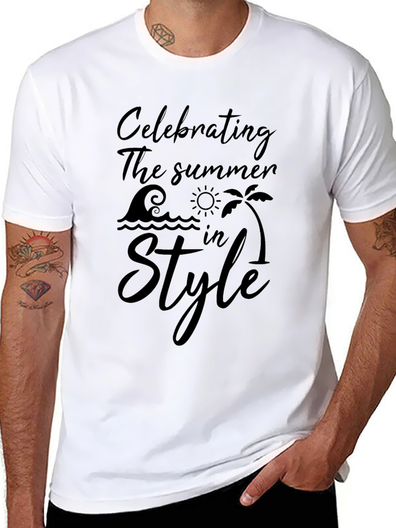 Summer Style Graphic Tee - Beach Vacation Ready