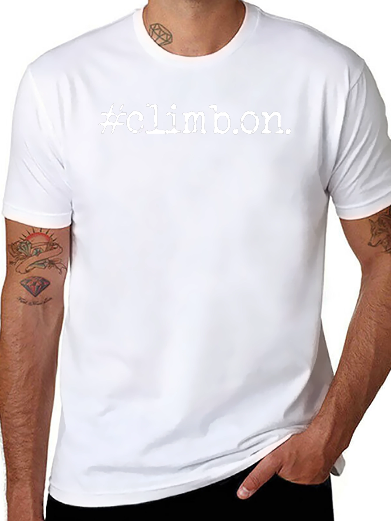 Climb On Graphic T-Shirt - Black