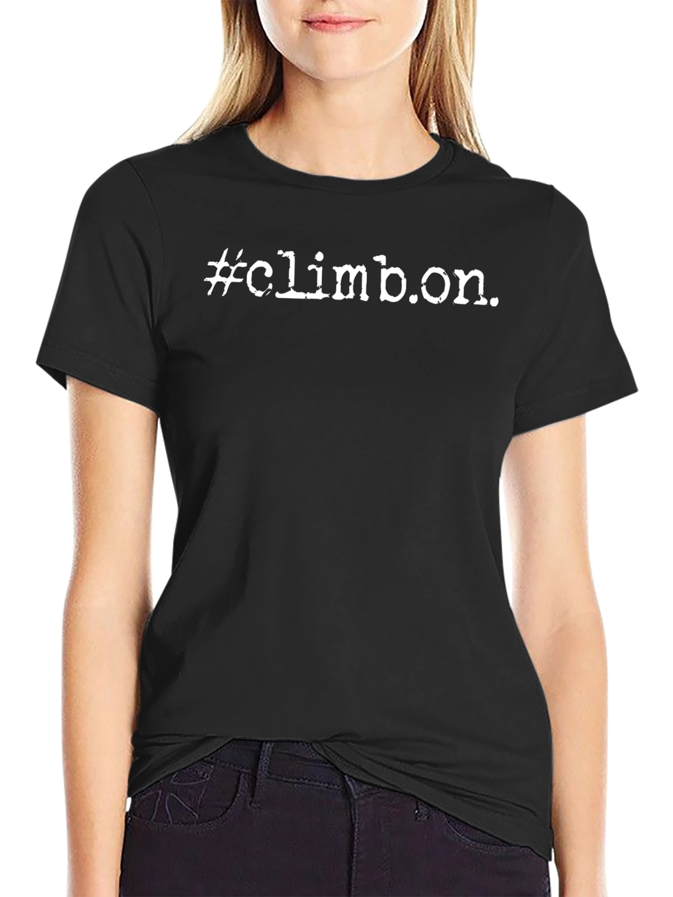 Climb On Graphic T-Shirt - Black