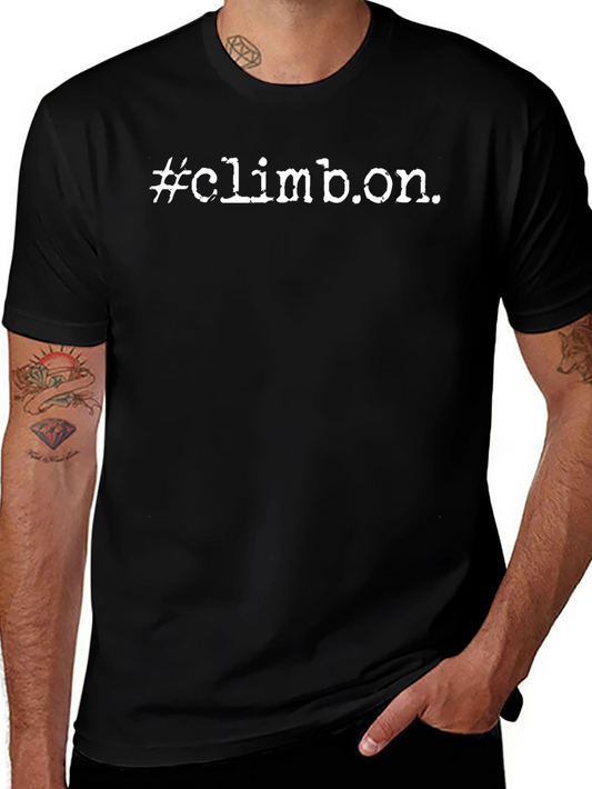 Climb On Graphic T-Shirt - Black