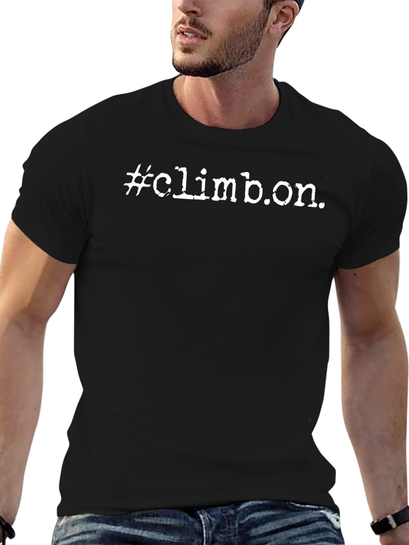 Climb On Graphic T-Shirt - Black