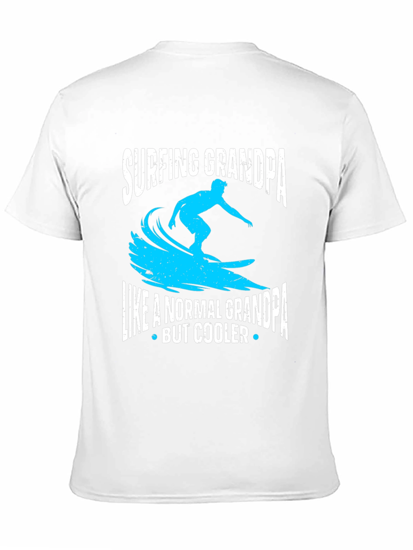Surfing Grandpa T-Shirt - Cool Grandpa Tee