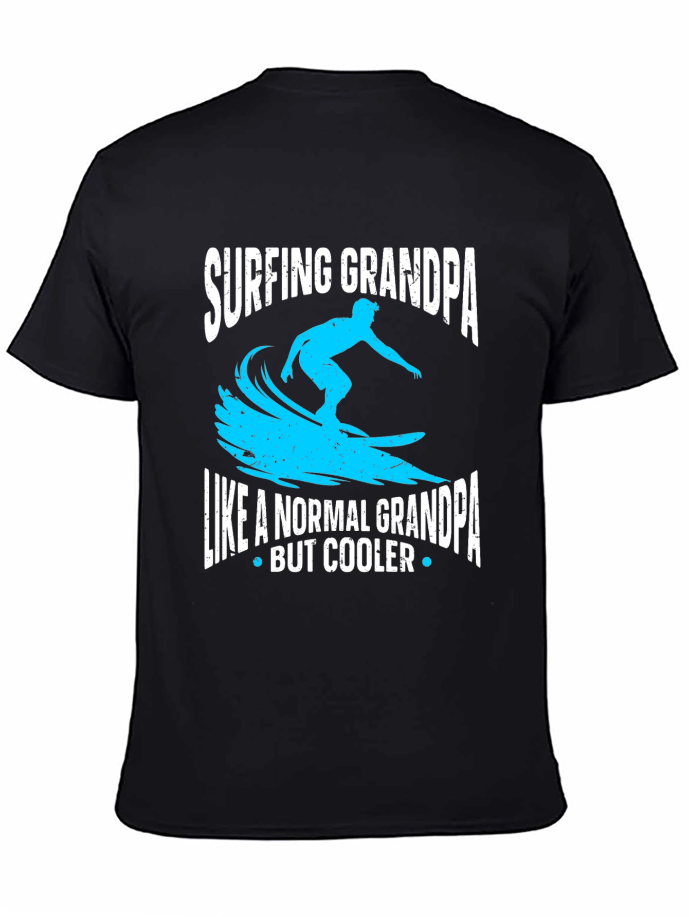 Surfing Grandpa T-Shirt - Cool Grandpa Tee
