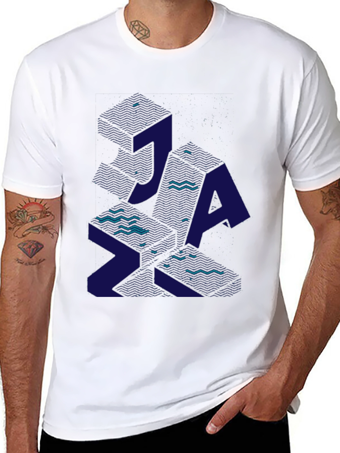 JAX Graphic Tee - Cool Artistic Design