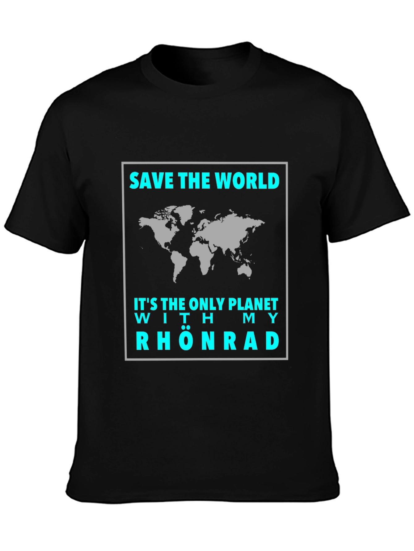 Save The World T-Shirt - Rhönrad Design