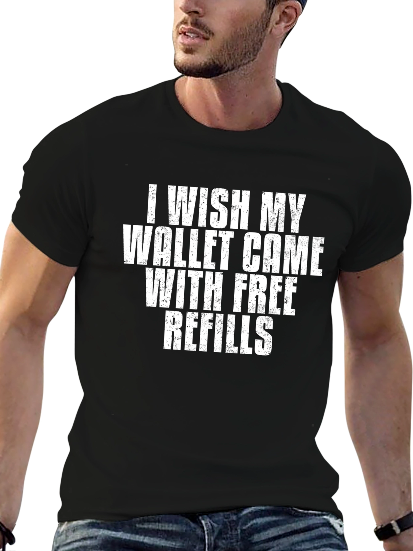 Funny Wallet Refills Graphic T-Shirt