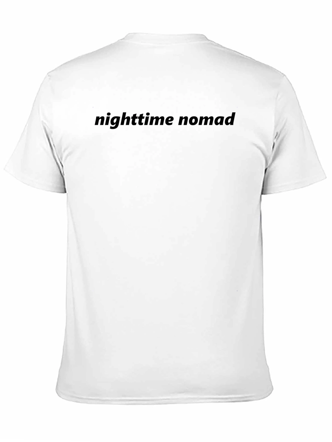 Nighttime Nomad Black Crew Neck T-Shirt