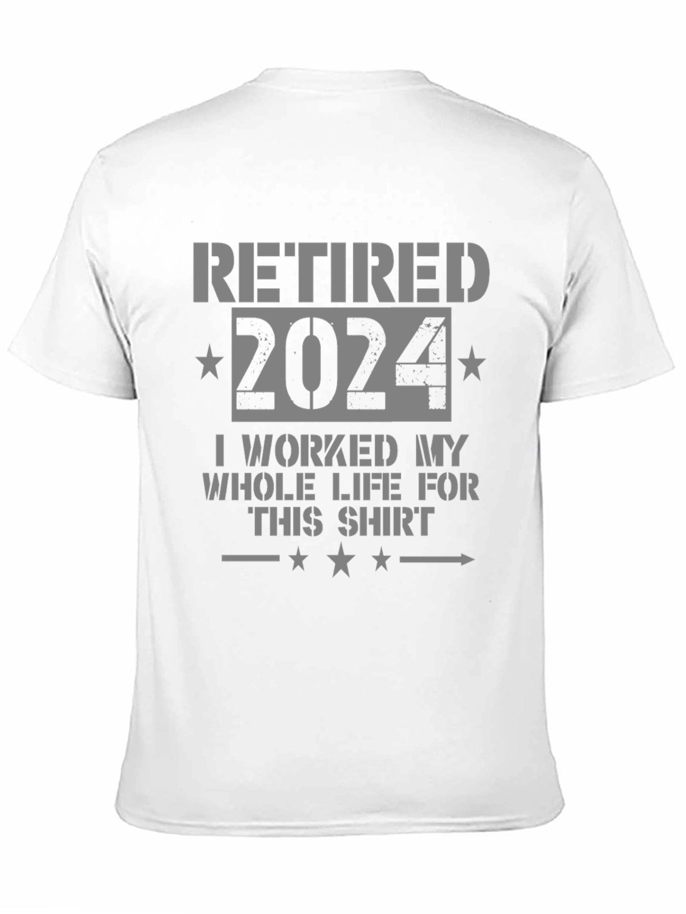 Retired 2024 T-Shirt Funny Retirement Gift
