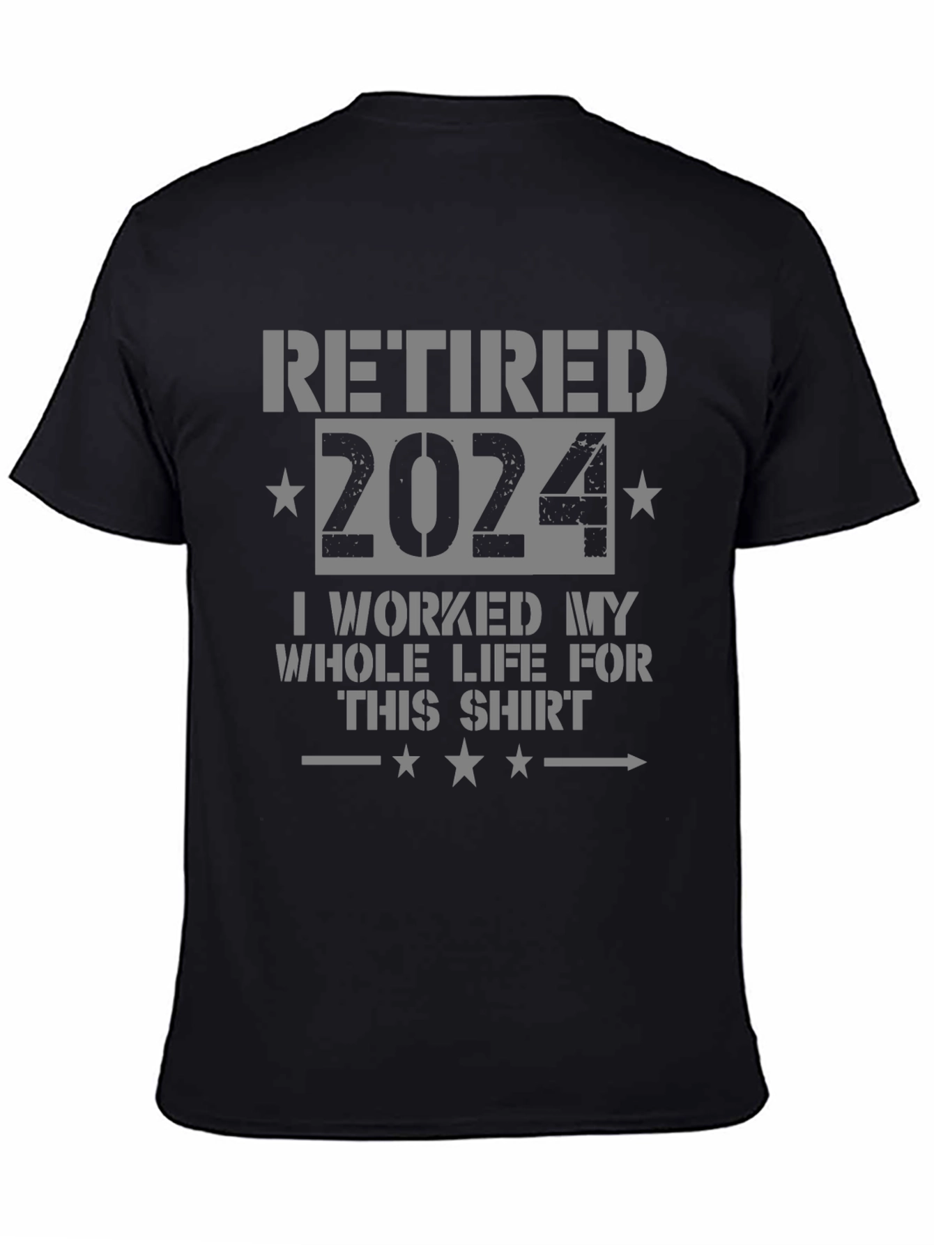 Retired 2024 T-Shirt Funny Retirement Gift