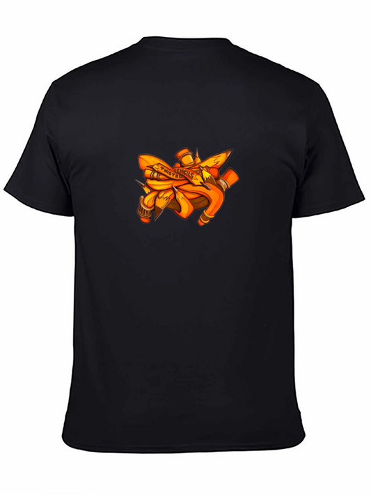 Twisted Pencils Graphic Black T-Shirt