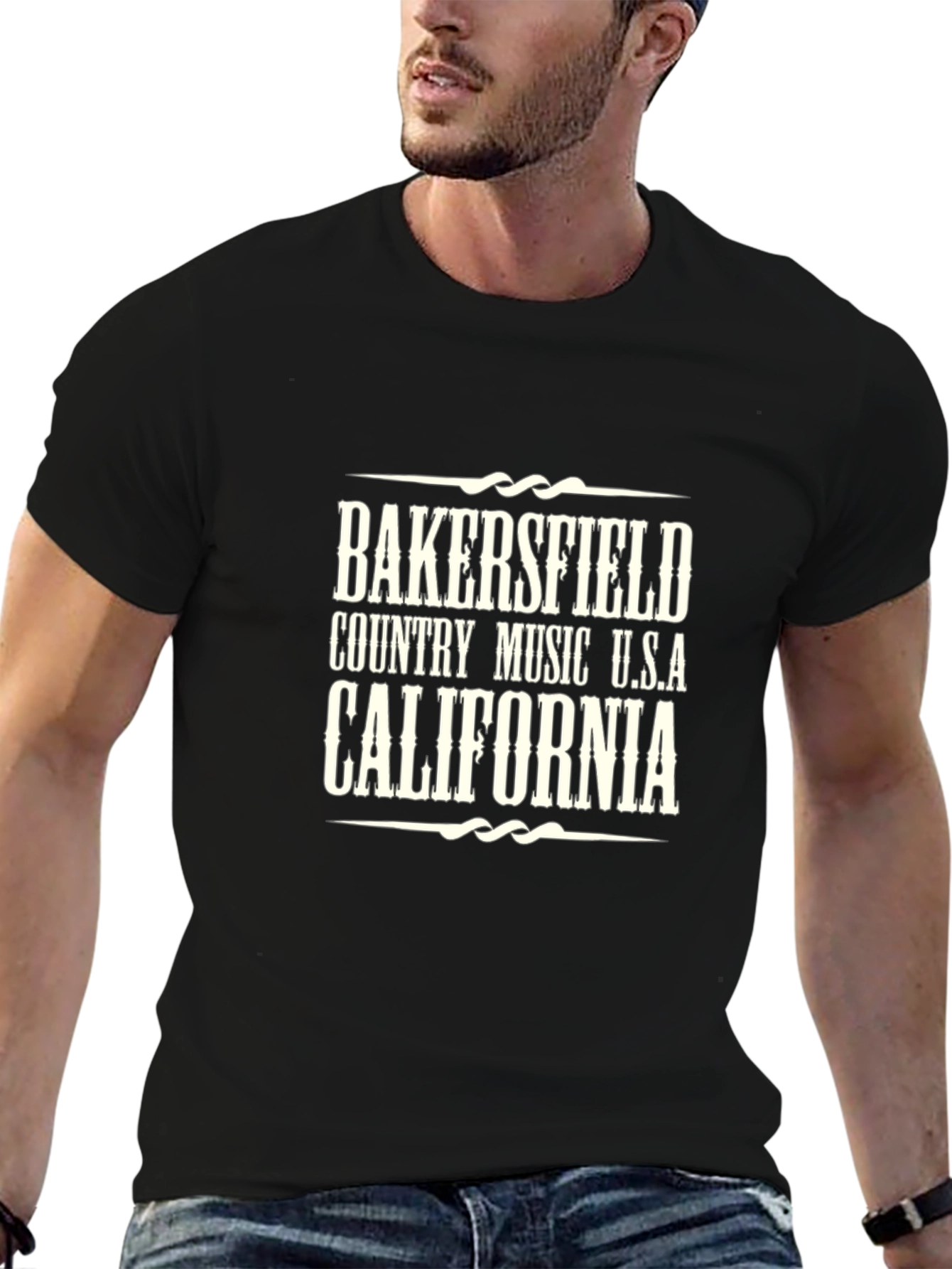 Bakersfield California Country Music USA T-Shirt