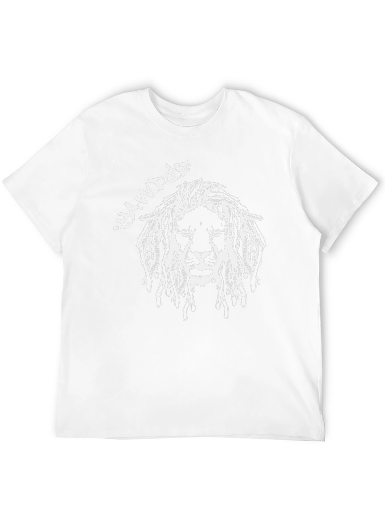 Iyawdie Lion Graphic Tee - Black Cotton Blend