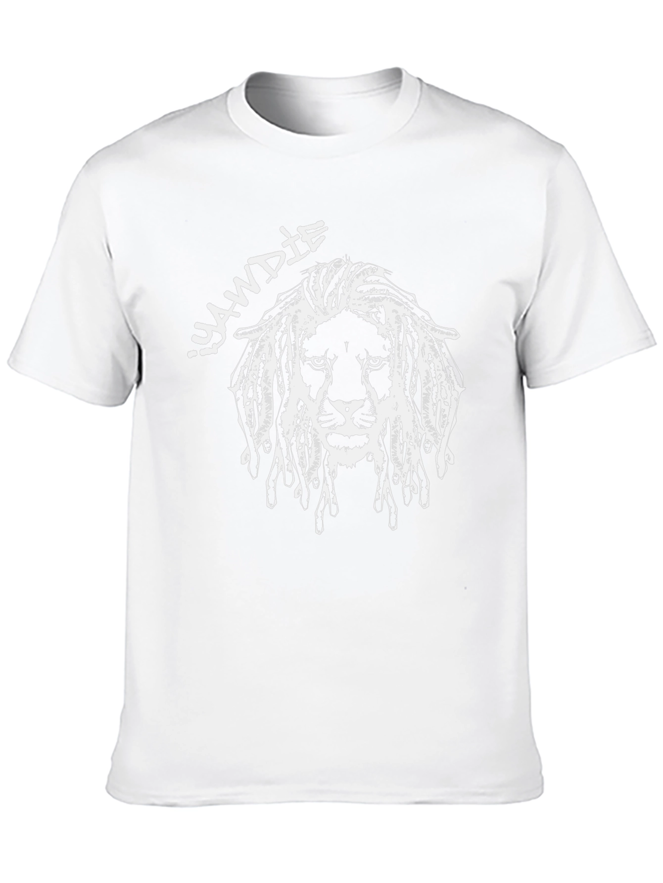 Iyawdie Lion Graphic Tee - Black Cotton Blend