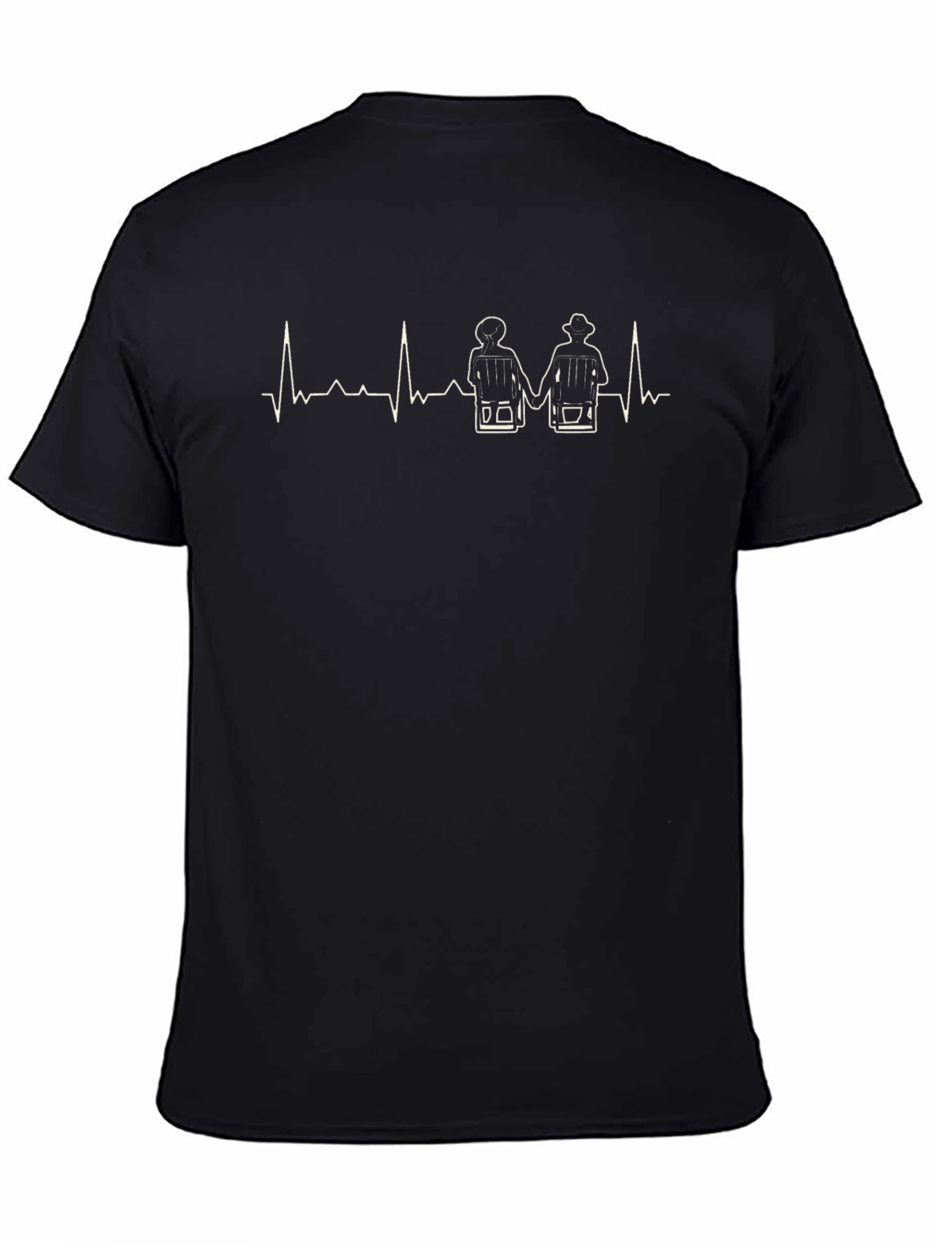 Fishermen Heartbeat T-Shirt - Love Fishing Tee