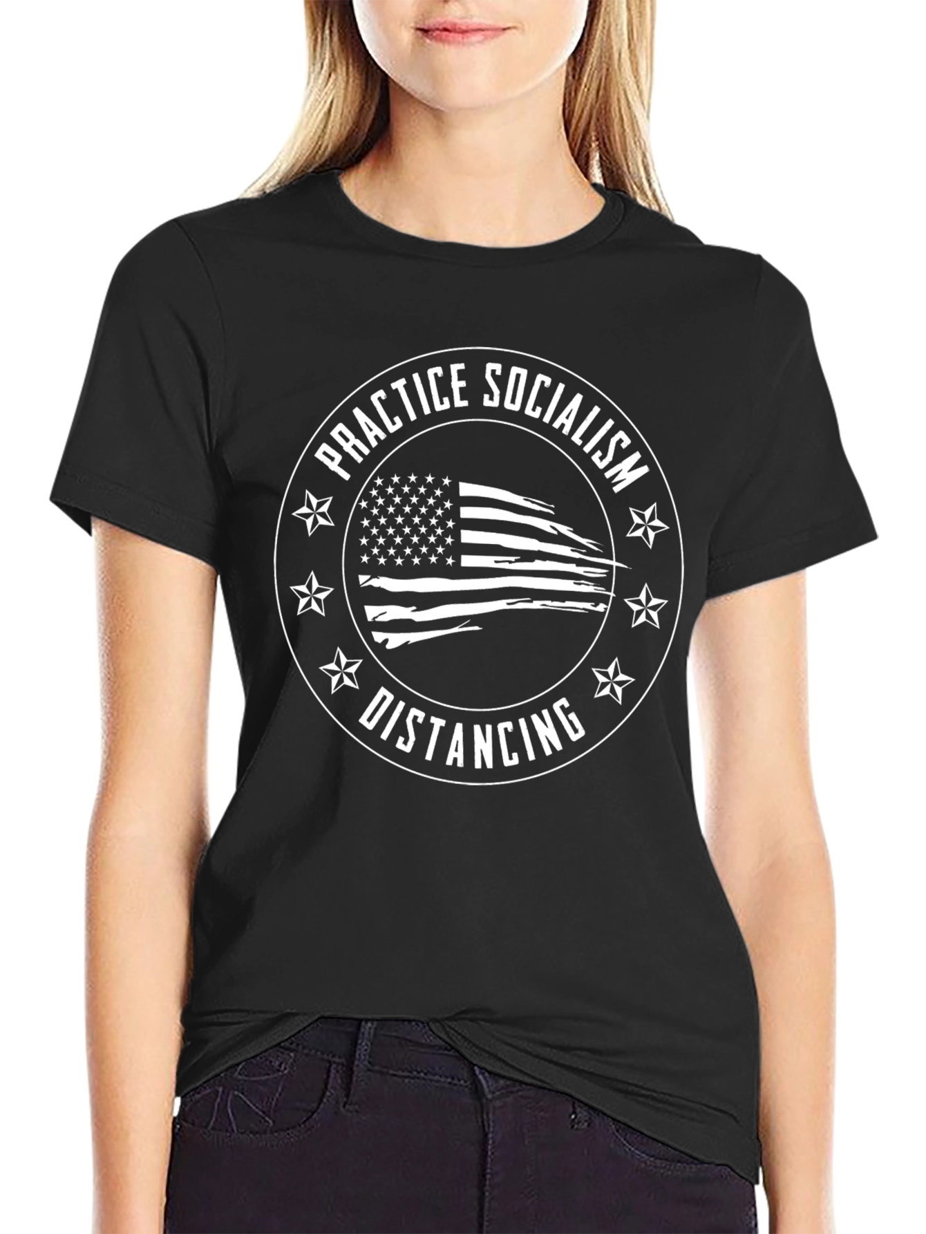 Practice Socialism Distancing T-Shirt