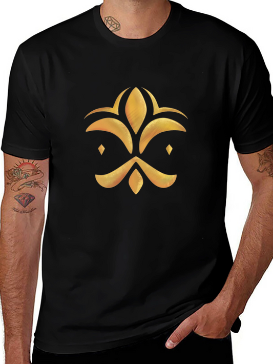Golden Emblem Black T-Shirt