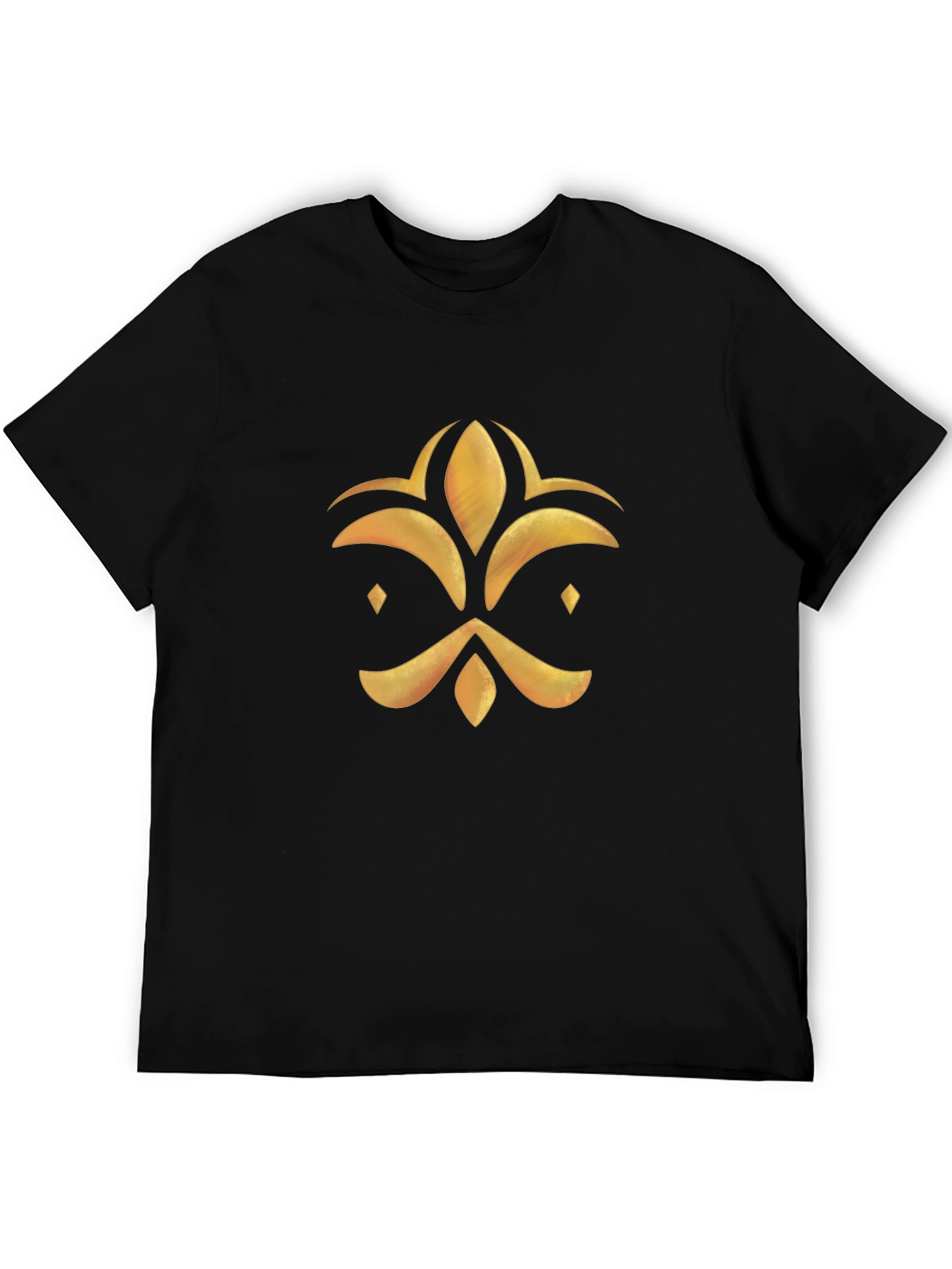 Golden Emblem Black T-Shirt
