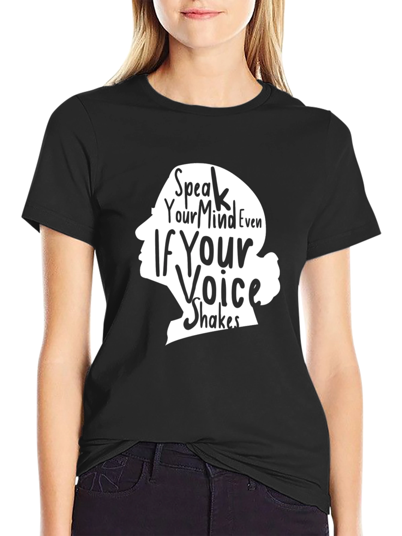 Speak Your Mind Graphic Tee - Empowering Comfort