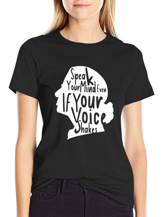 Speak Your Mind Graphic Tee - Empowering Comfort