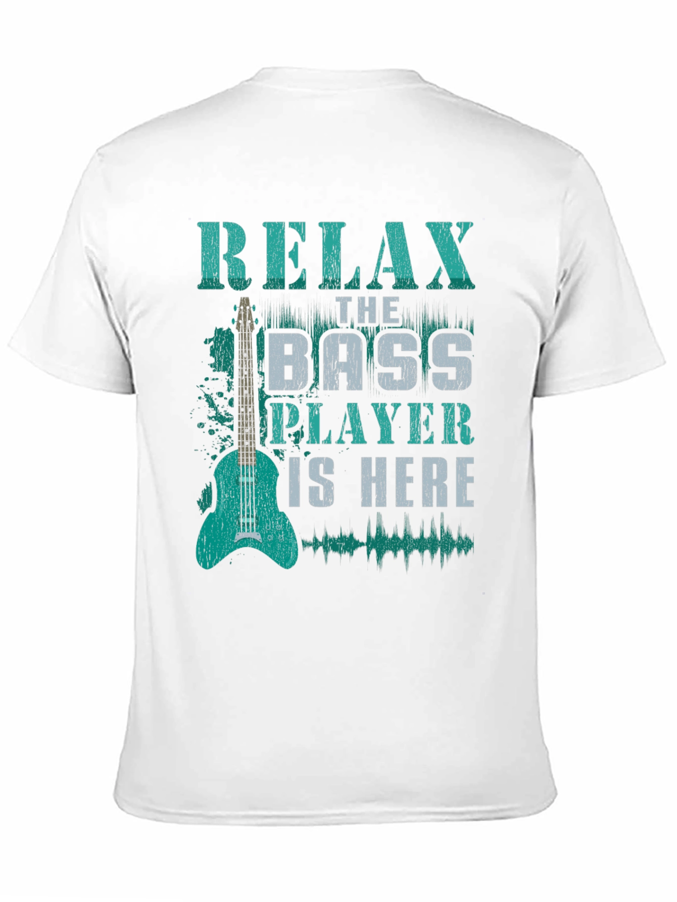 Relax Bass Player T-Shirt - Music Lover Tee