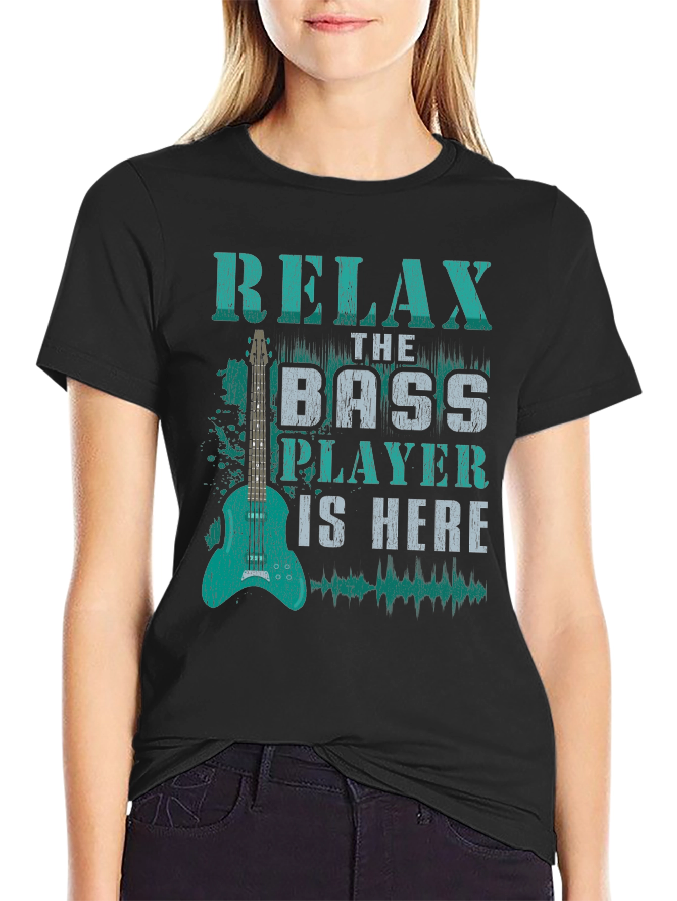 Relax Bass Player T-Shirt - Music Lover Tee