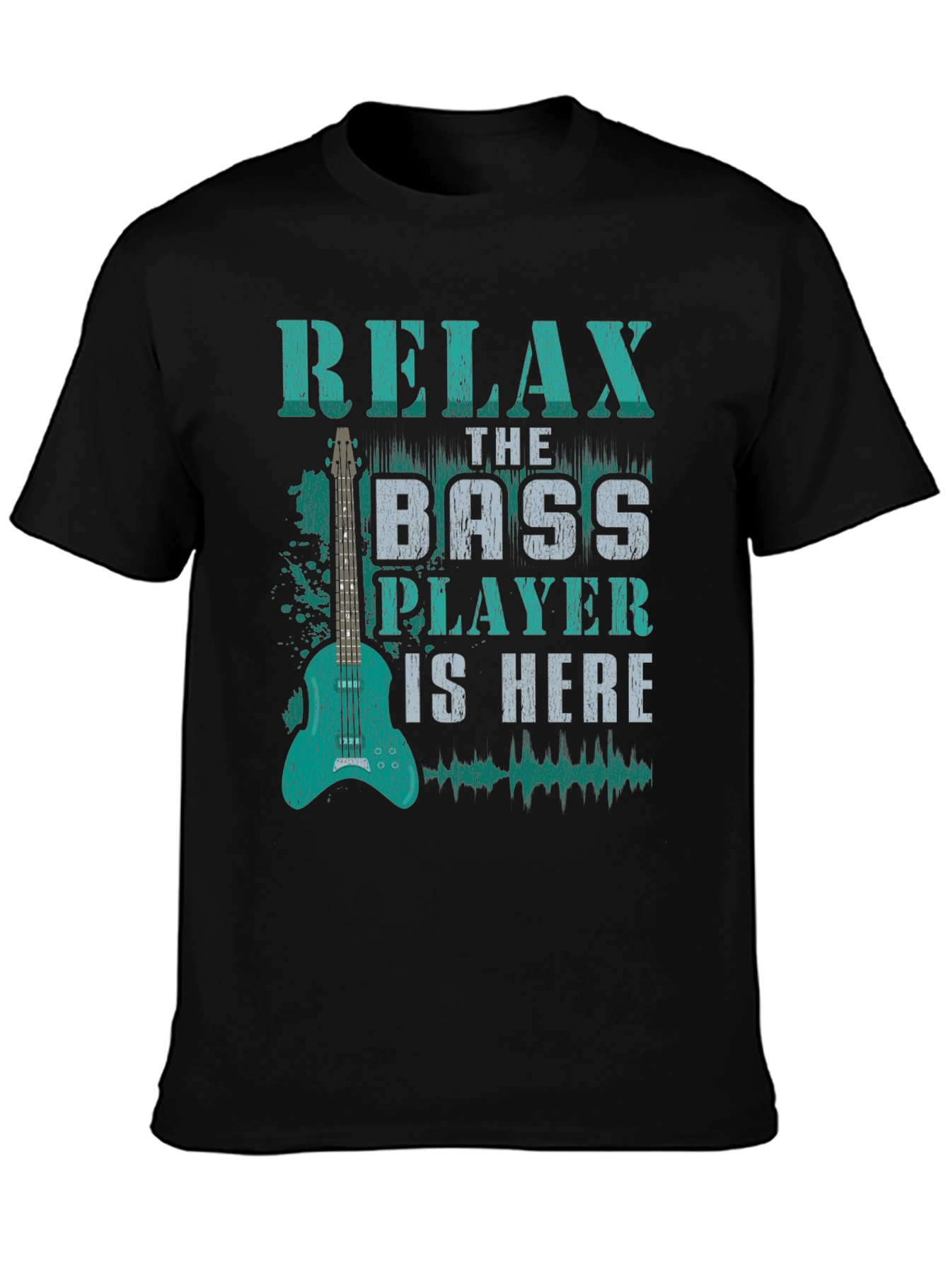 Relax Bass Player T-Shirt - Music Lover Tee