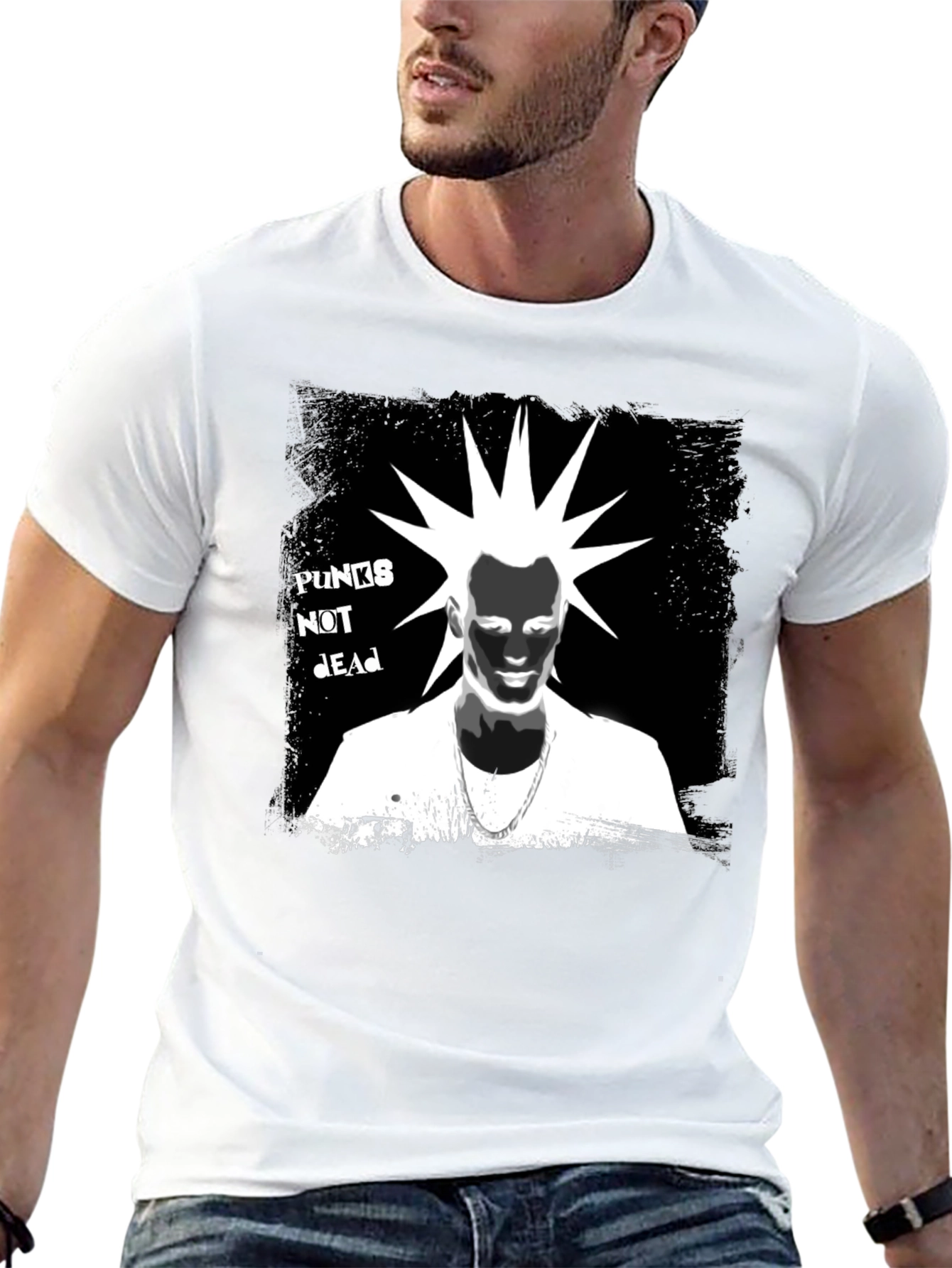 Punks Not Dead Graphic Tee