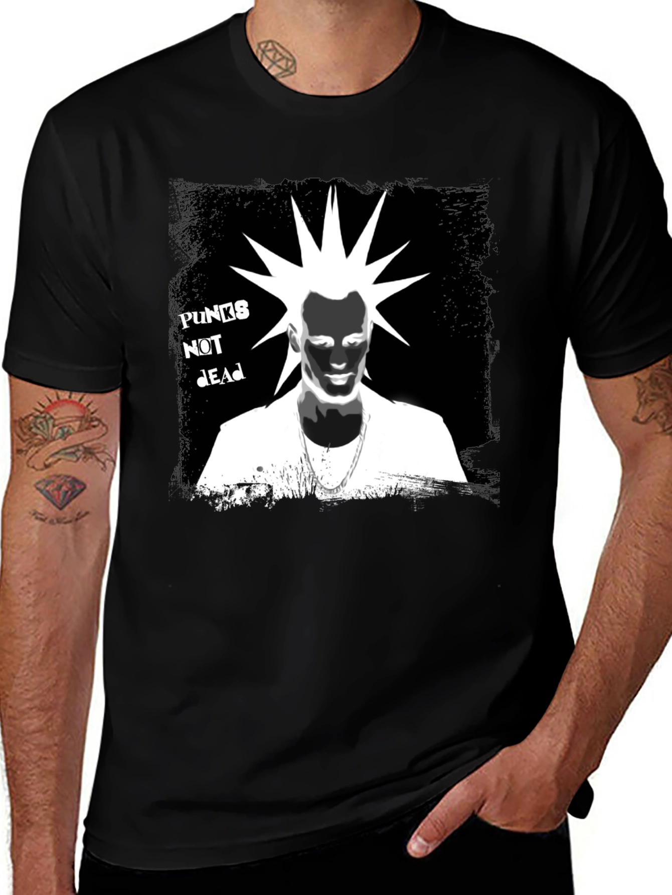 Punks Not Dead Graphic Tee