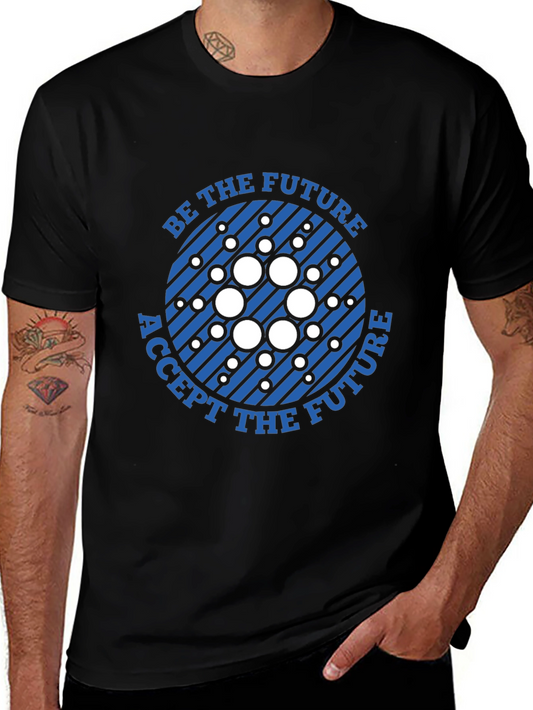 Be the Future Black T-Shirt - Crypto Inspired Design