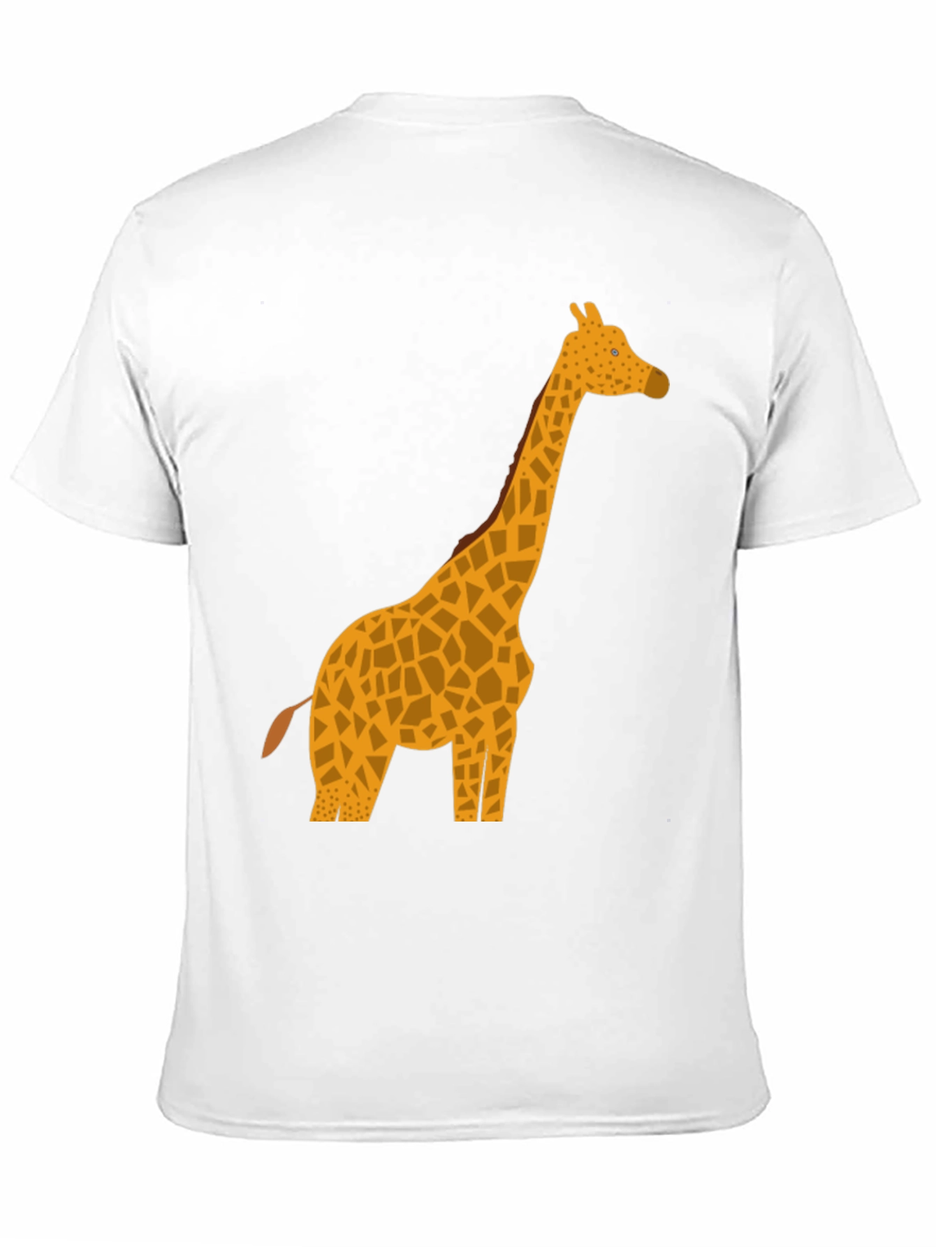Giraffe Graphic Tee - Black Casual T-Shirt