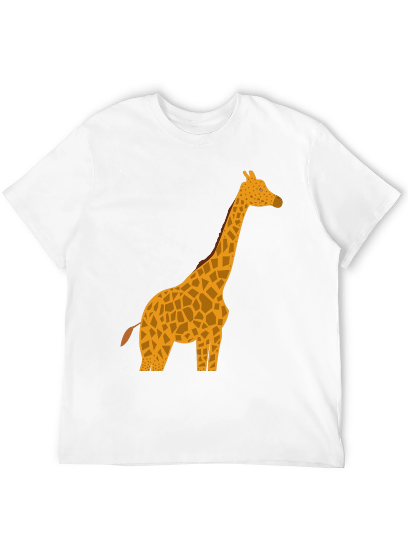 Giraffe Graphic Tee - Black Casual T-Shirt