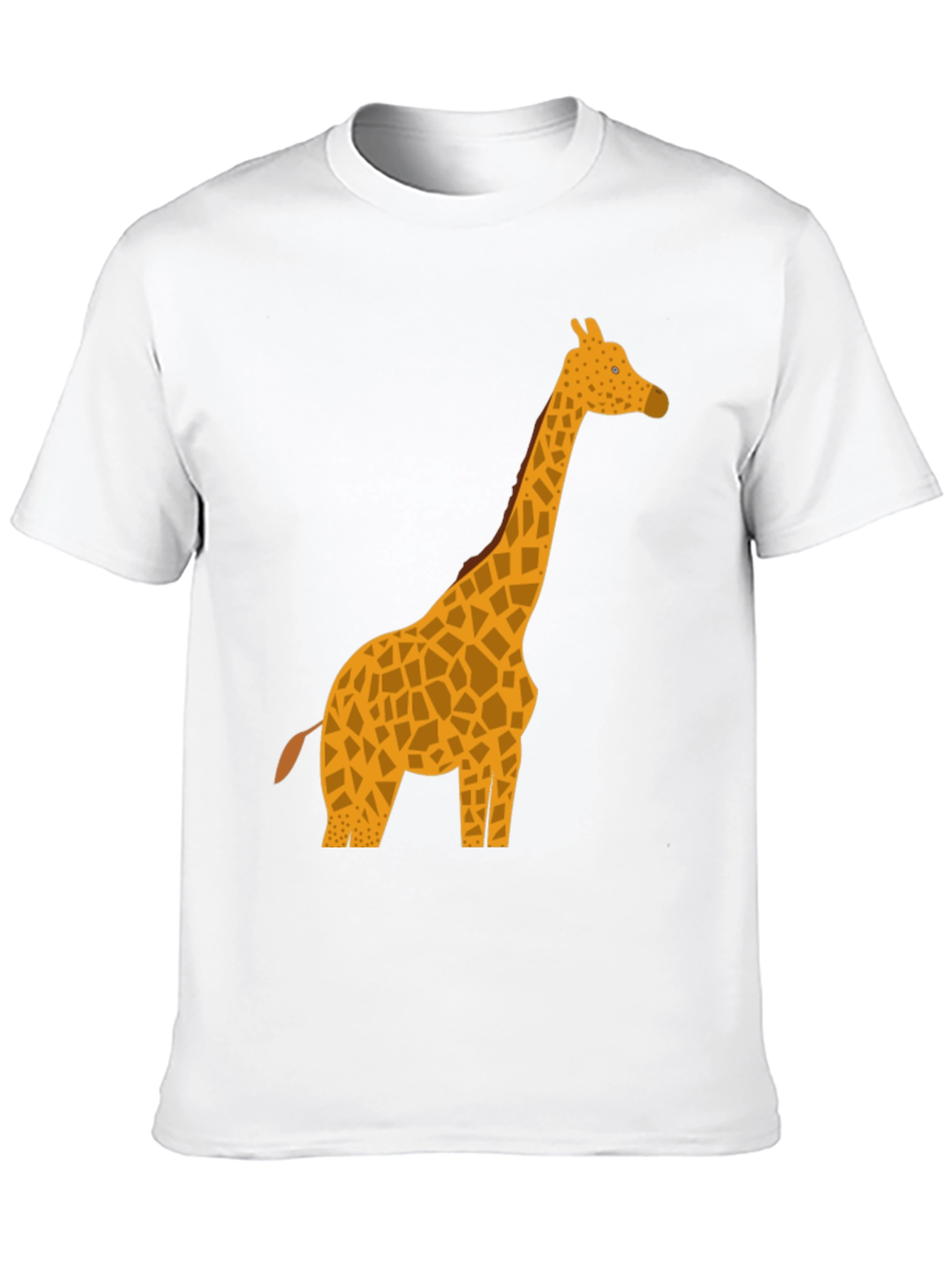 Giraffe Graphic Tee - Black Casual T-Shirt
