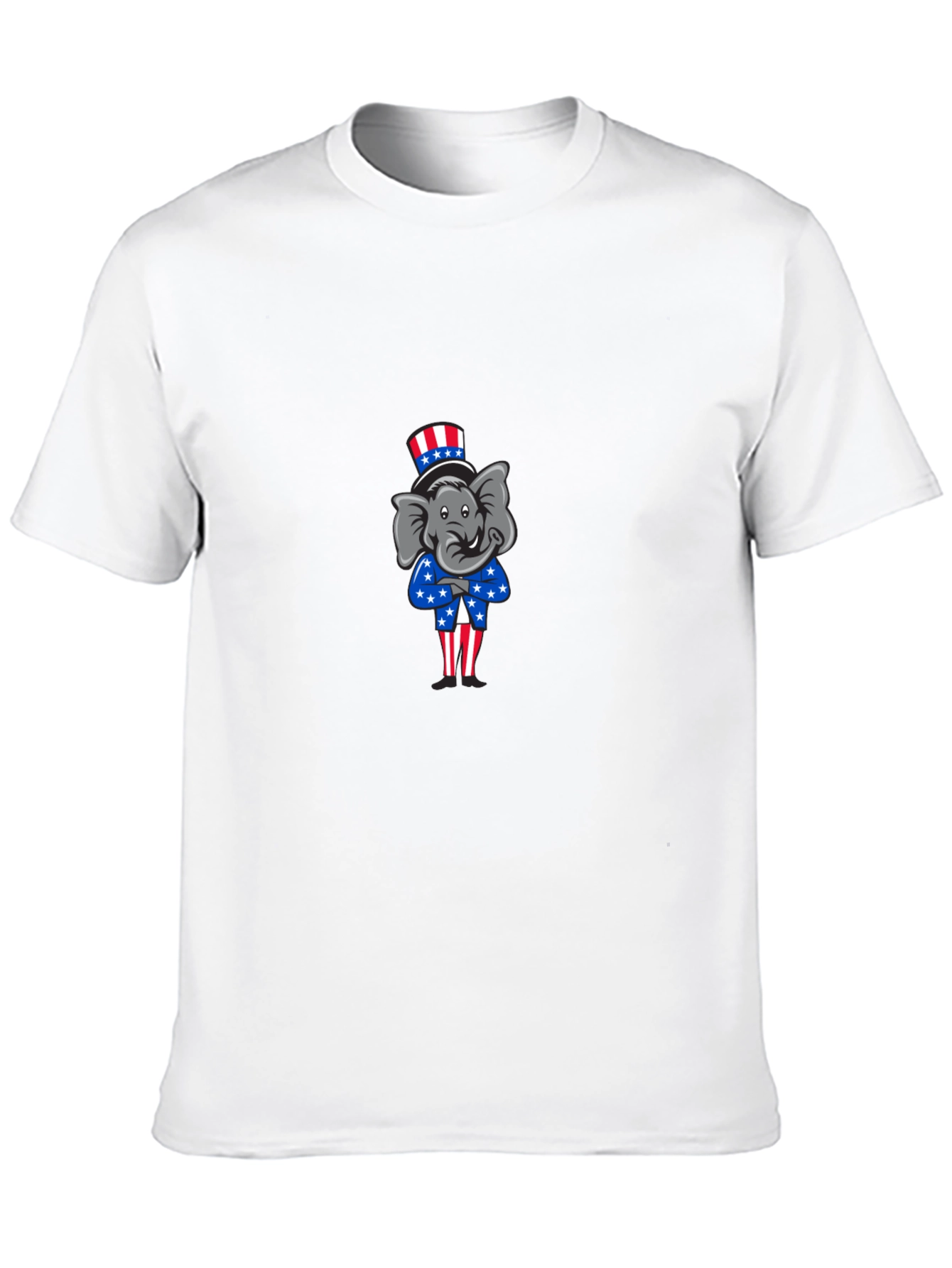 Patriotic Elephant T-Shirt - USA Pride!