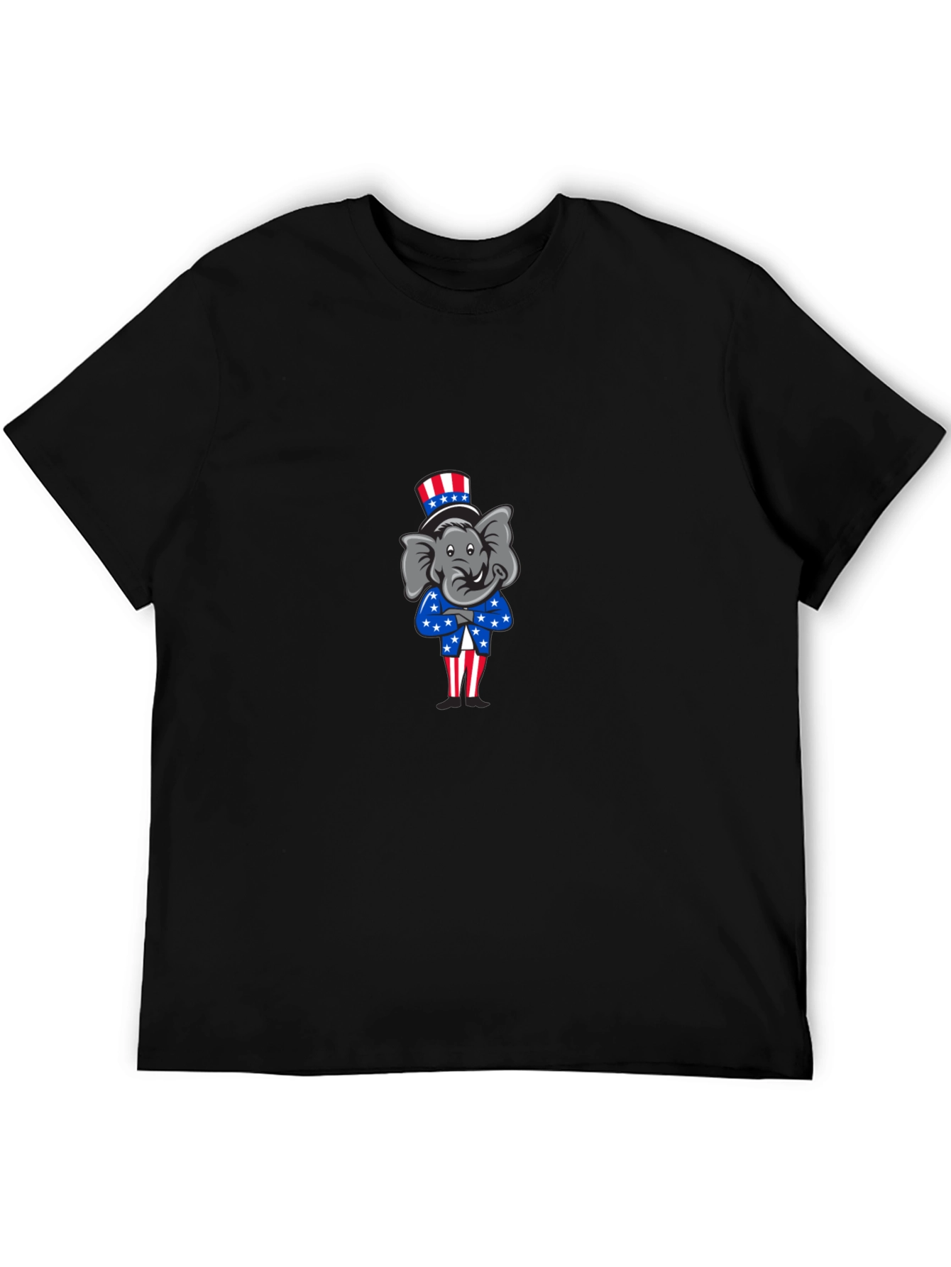 Patriotic Elephant T-Shirt - USA Pride!