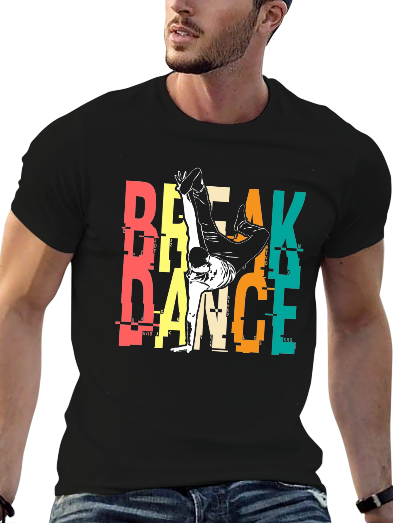 Breakdance Graphic Print Tee - Urban Style