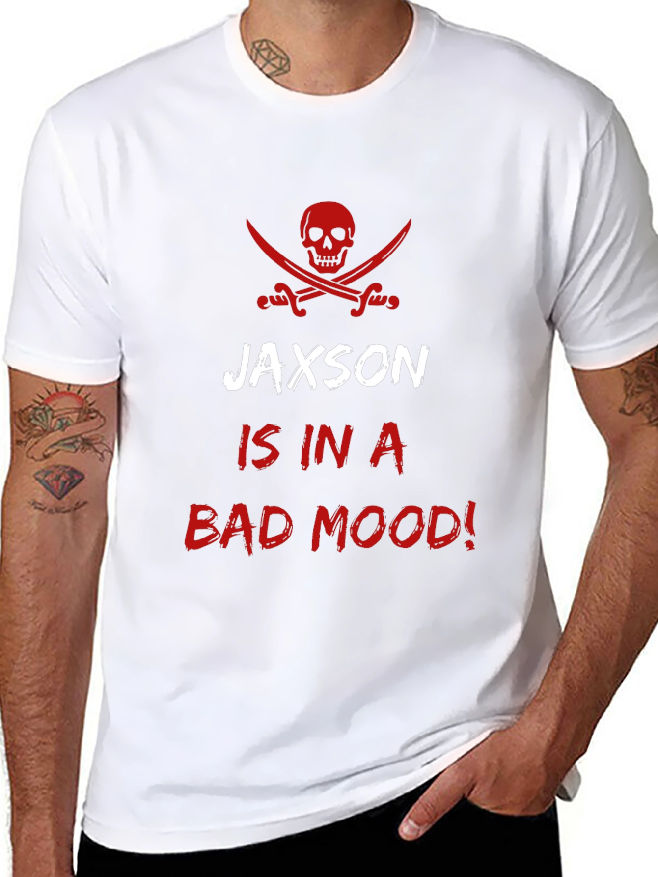 Jaxson Bad Mood T-Shirt - Funny Graphic Tee
