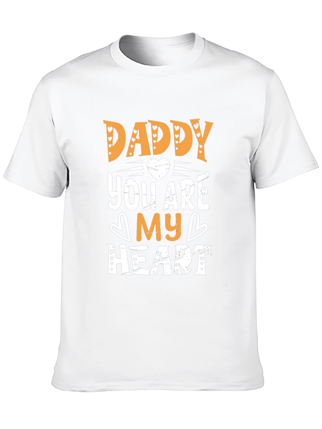 Daddy You Are My Heart Graphic Tee - Black