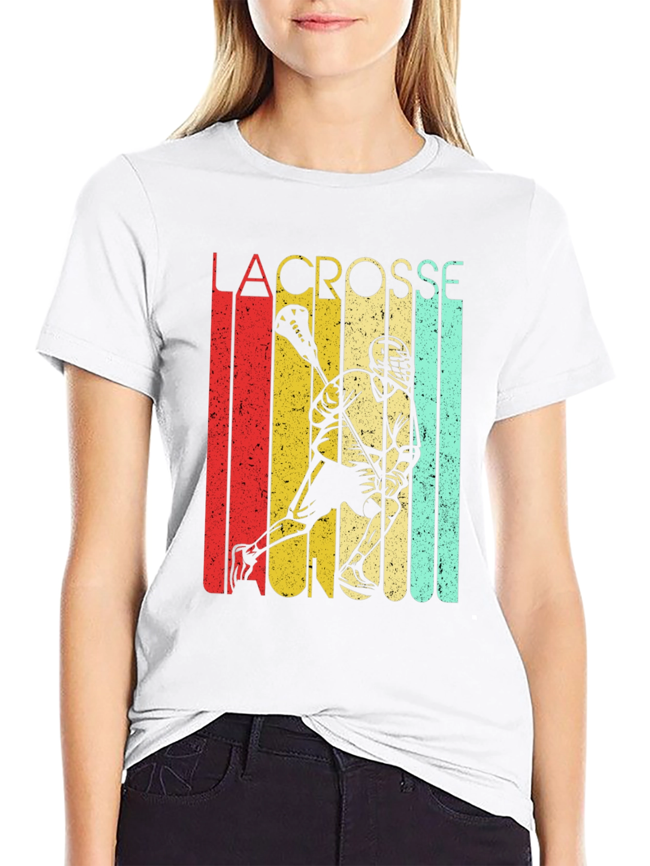 Lacrosse Retro Style T-Shirt