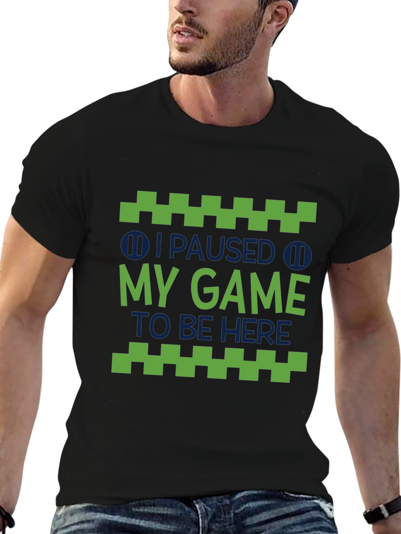 I Paused My Game To Be Here Graphic Tee