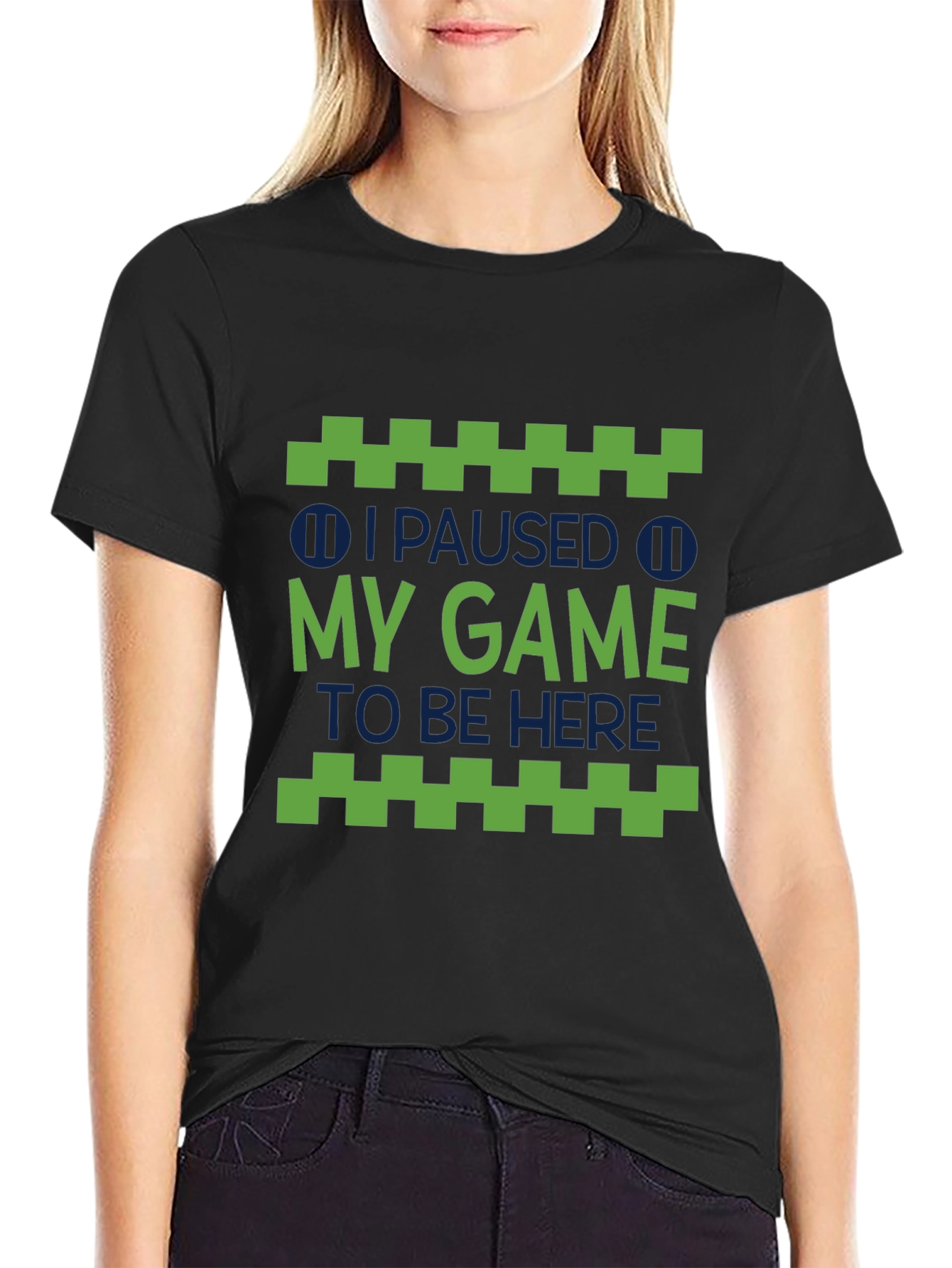 I Paused My Game To Be Here Graphic Tee